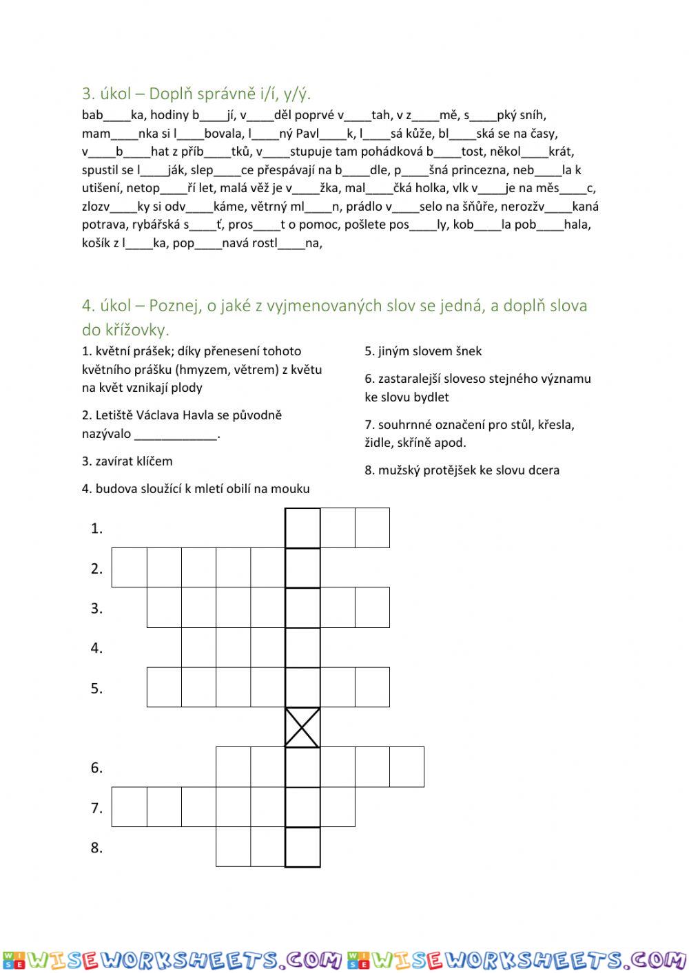 worksheet