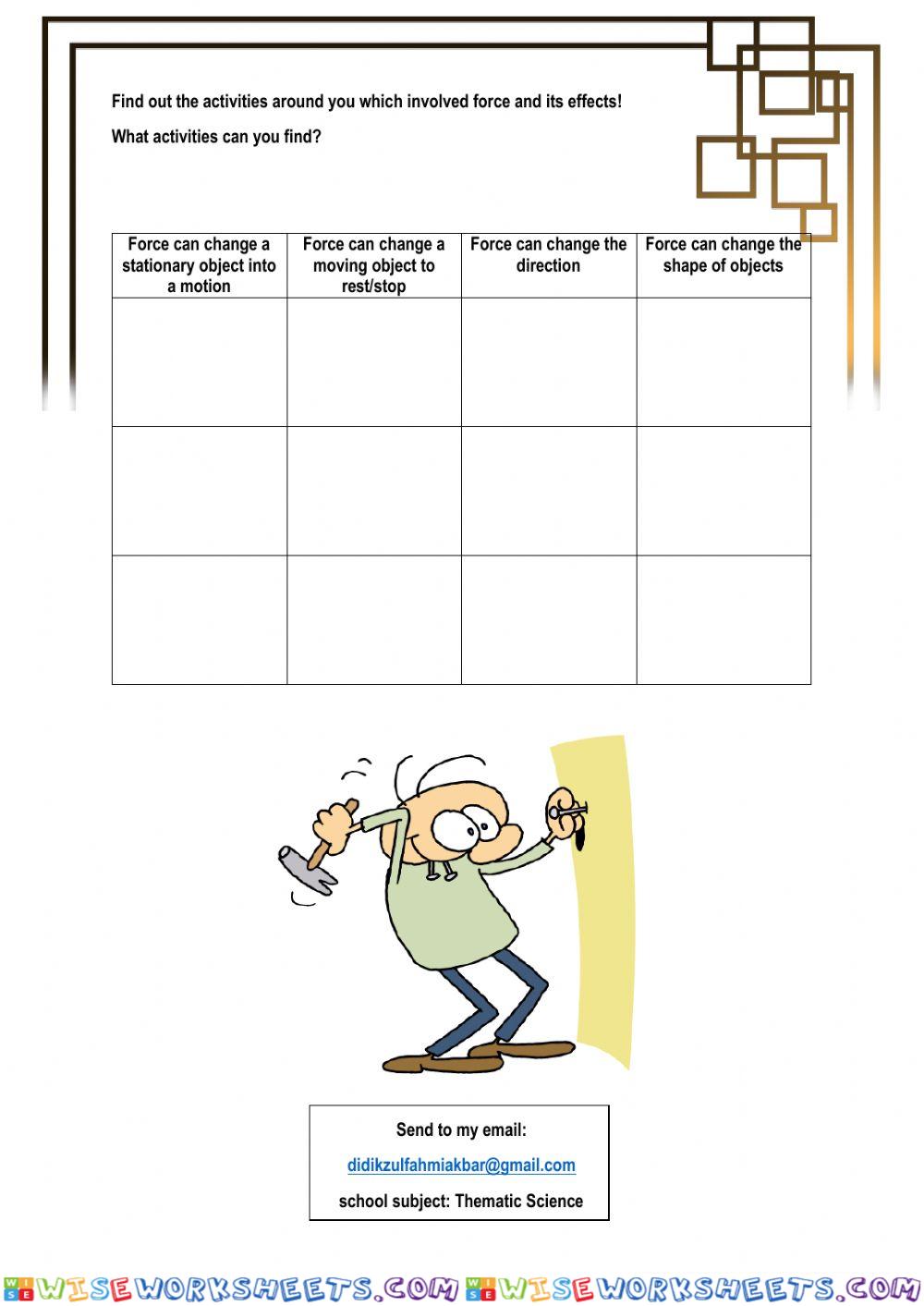 worksheet