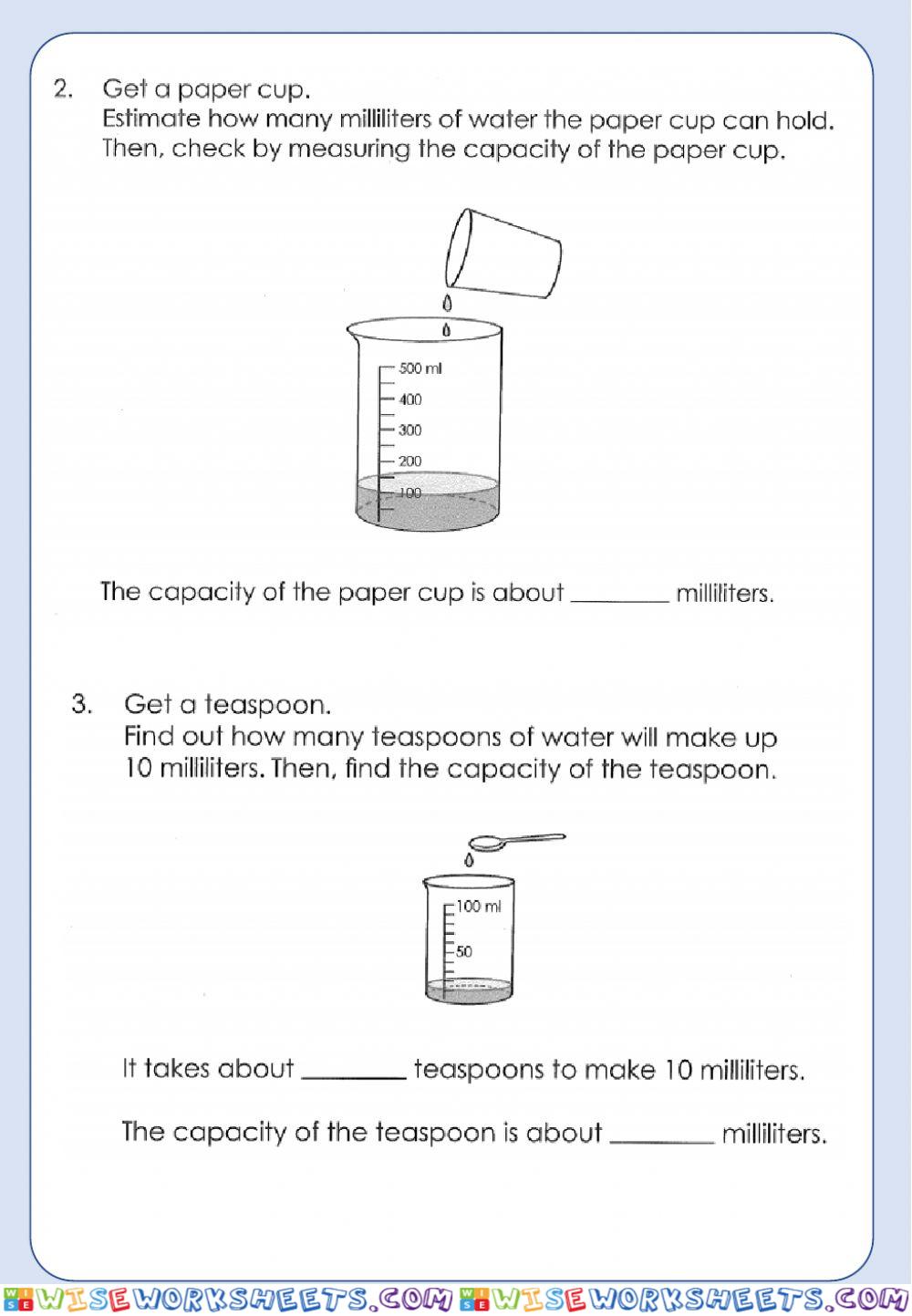 worksheet