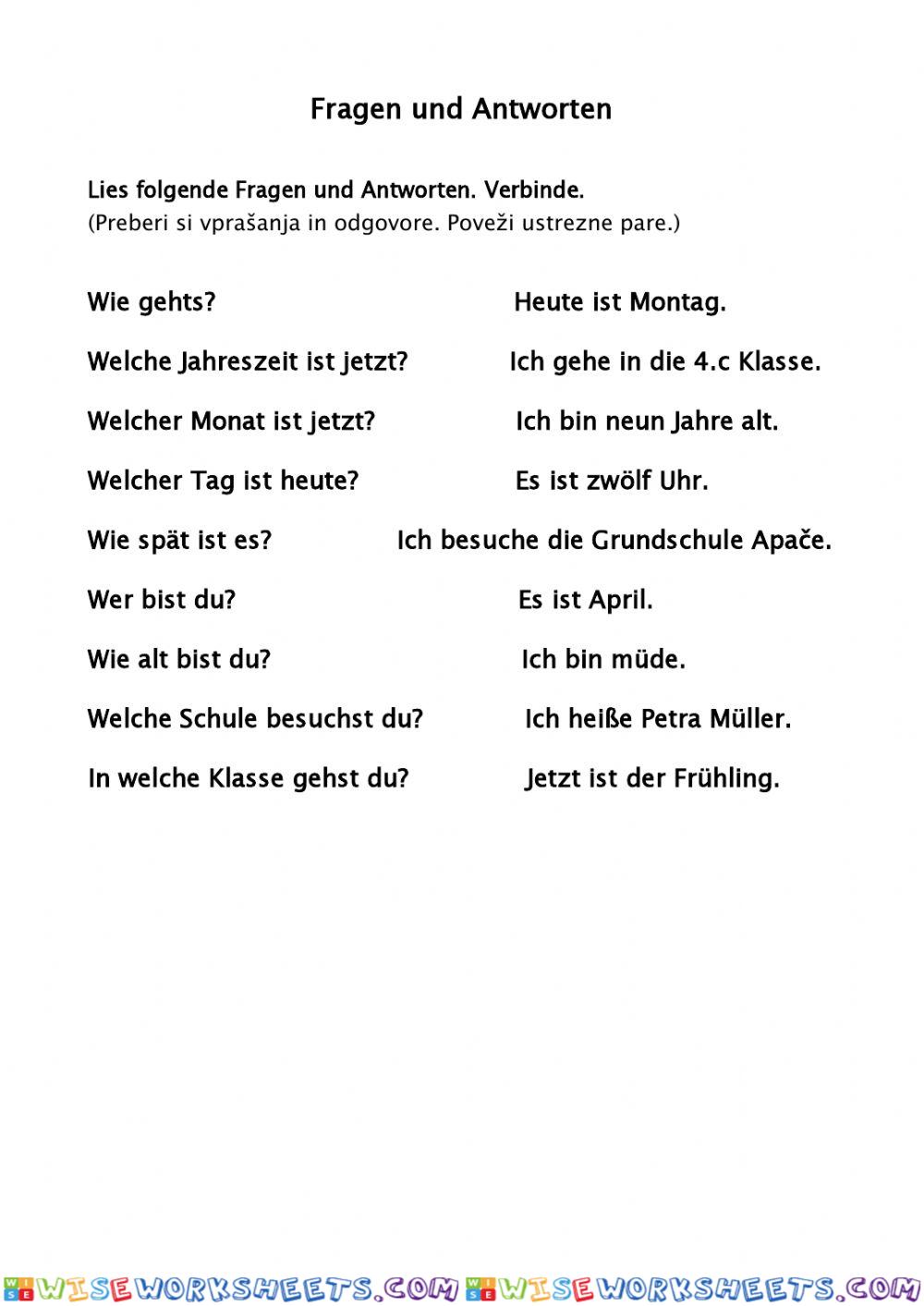 Fragen und Antworten