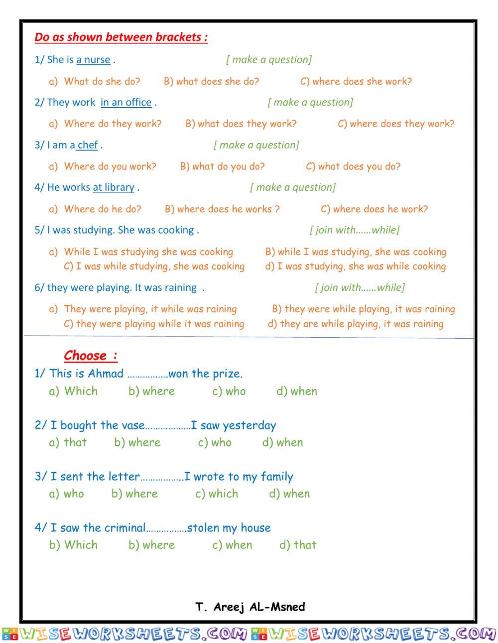 Relative pronoun