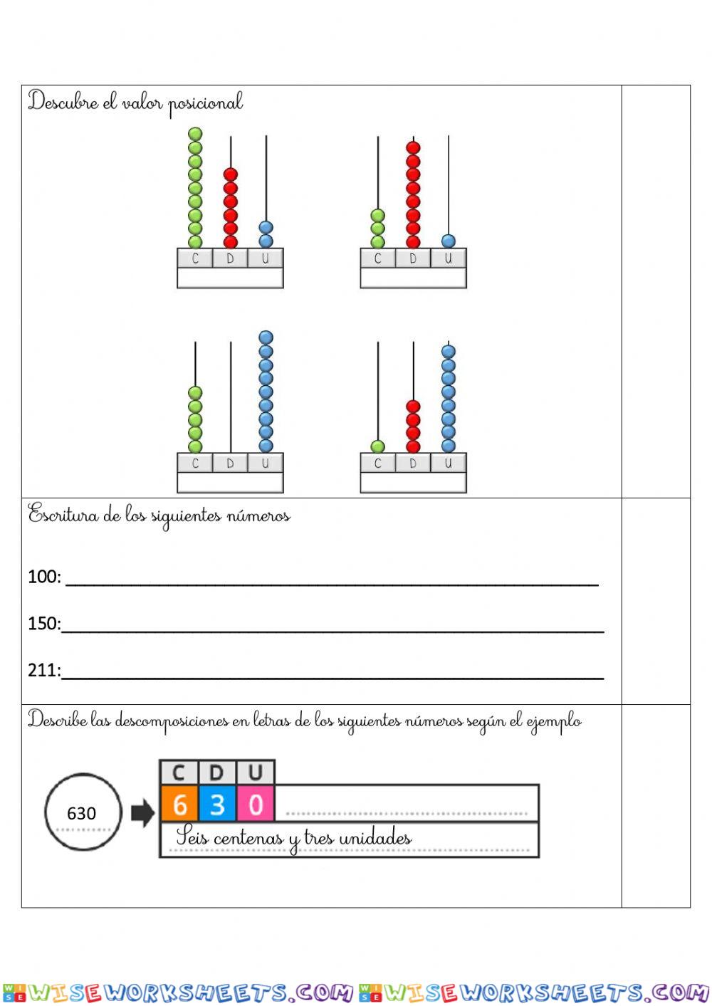 worksheet