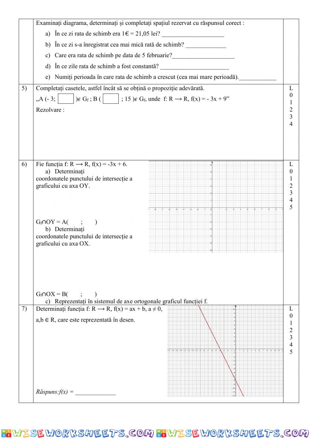 worksheet