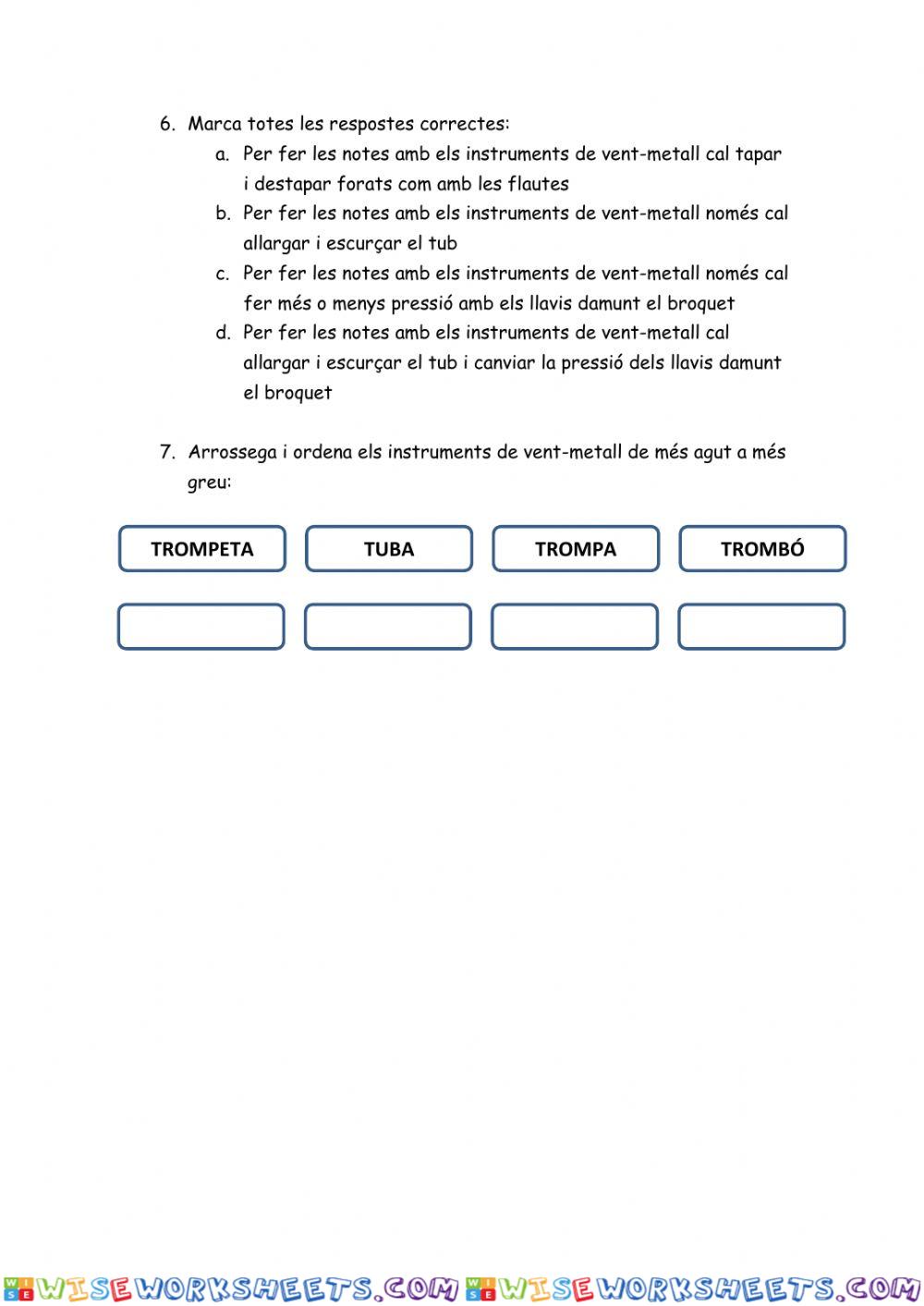 worksheet