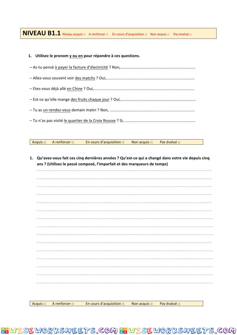 worksheet