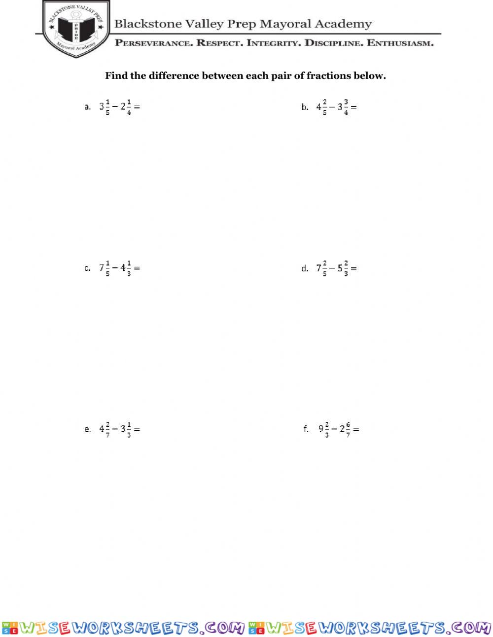 worksheet