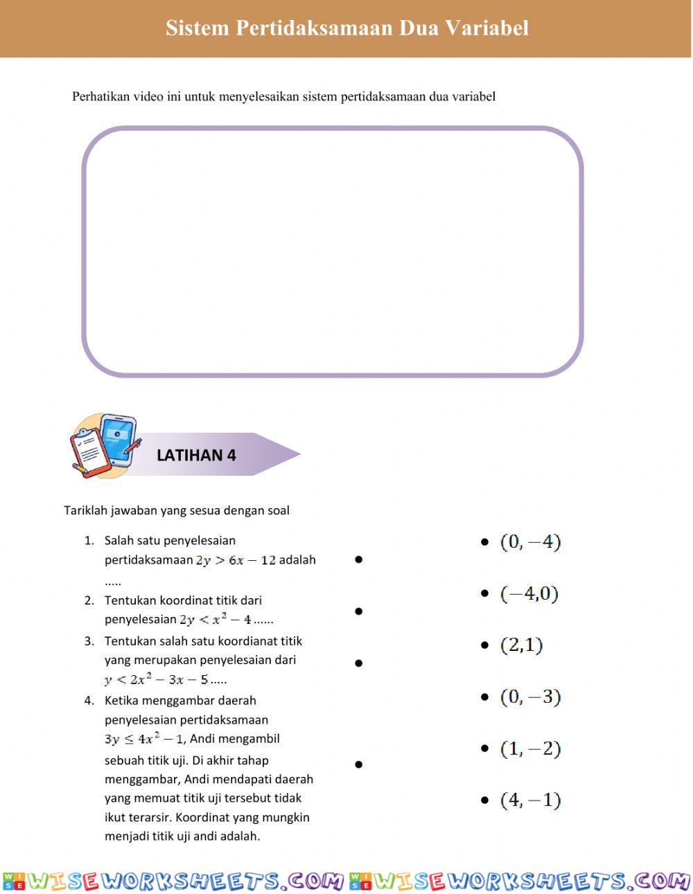 worksheet