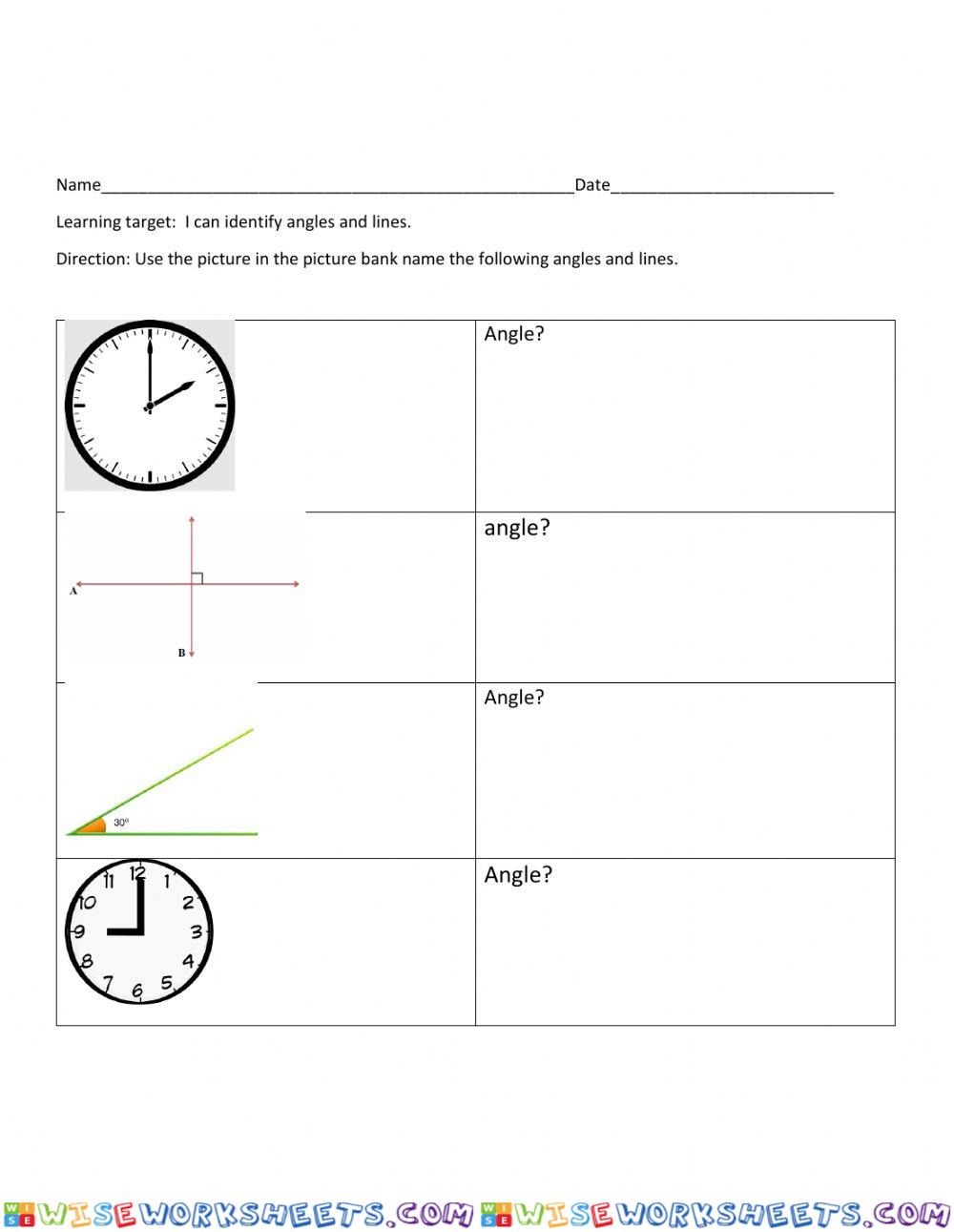 worksheet