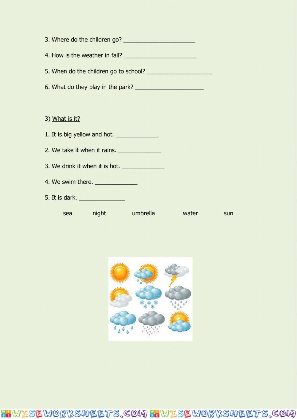 worksheet