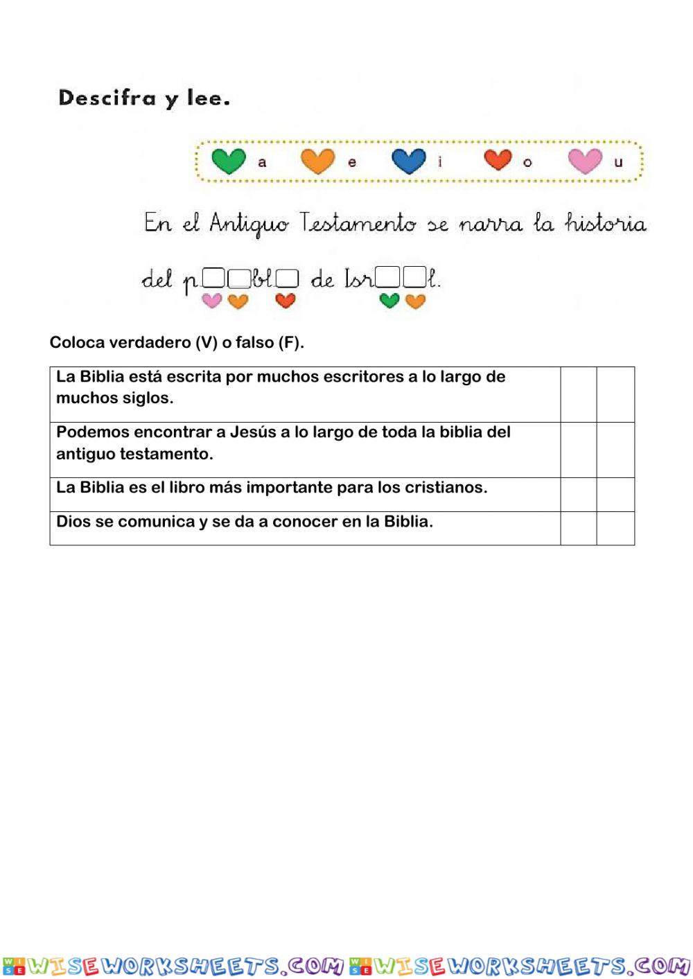 worksheet