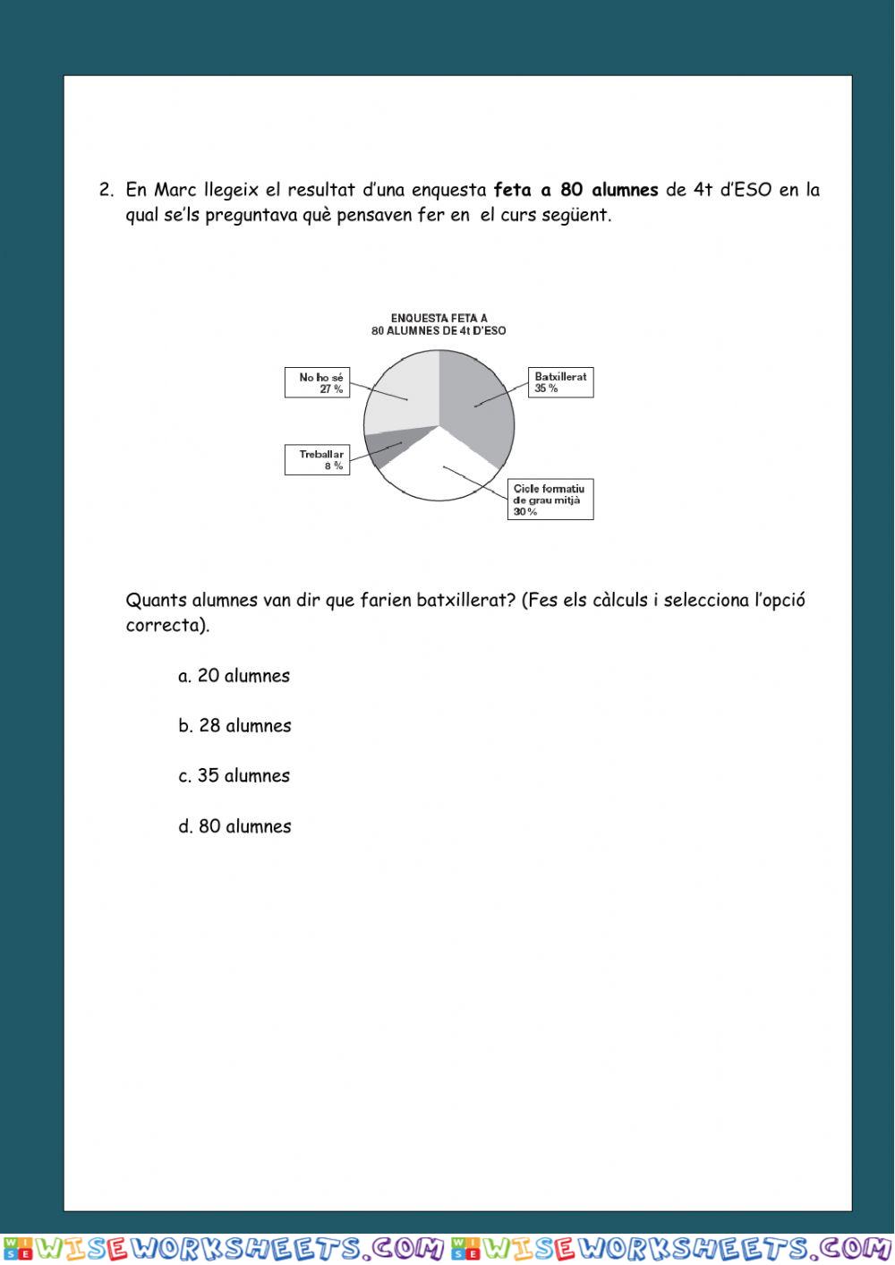 worksheet