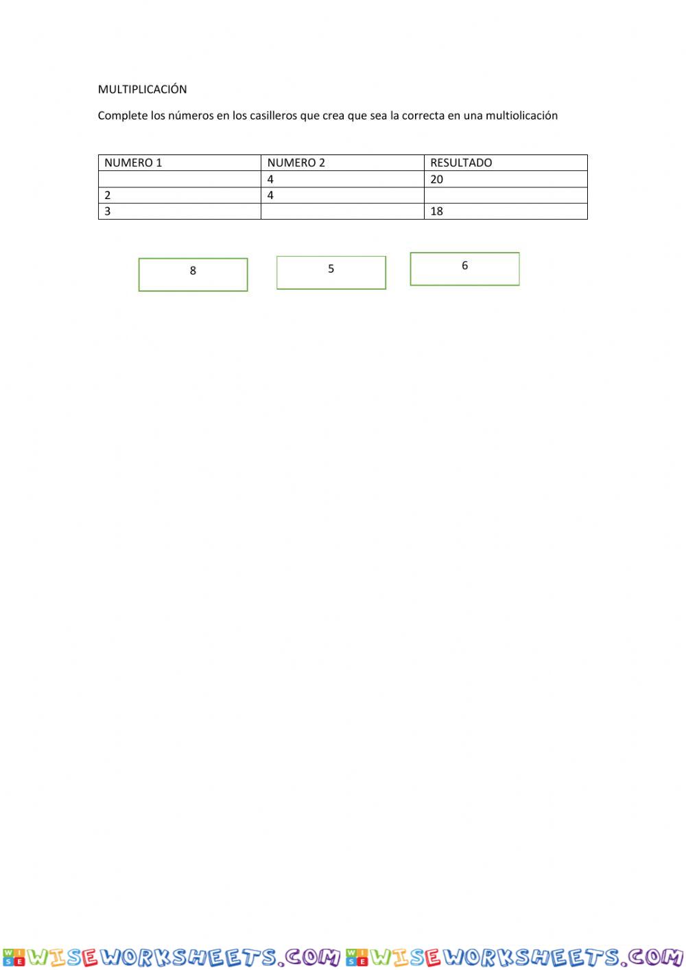 Tablas