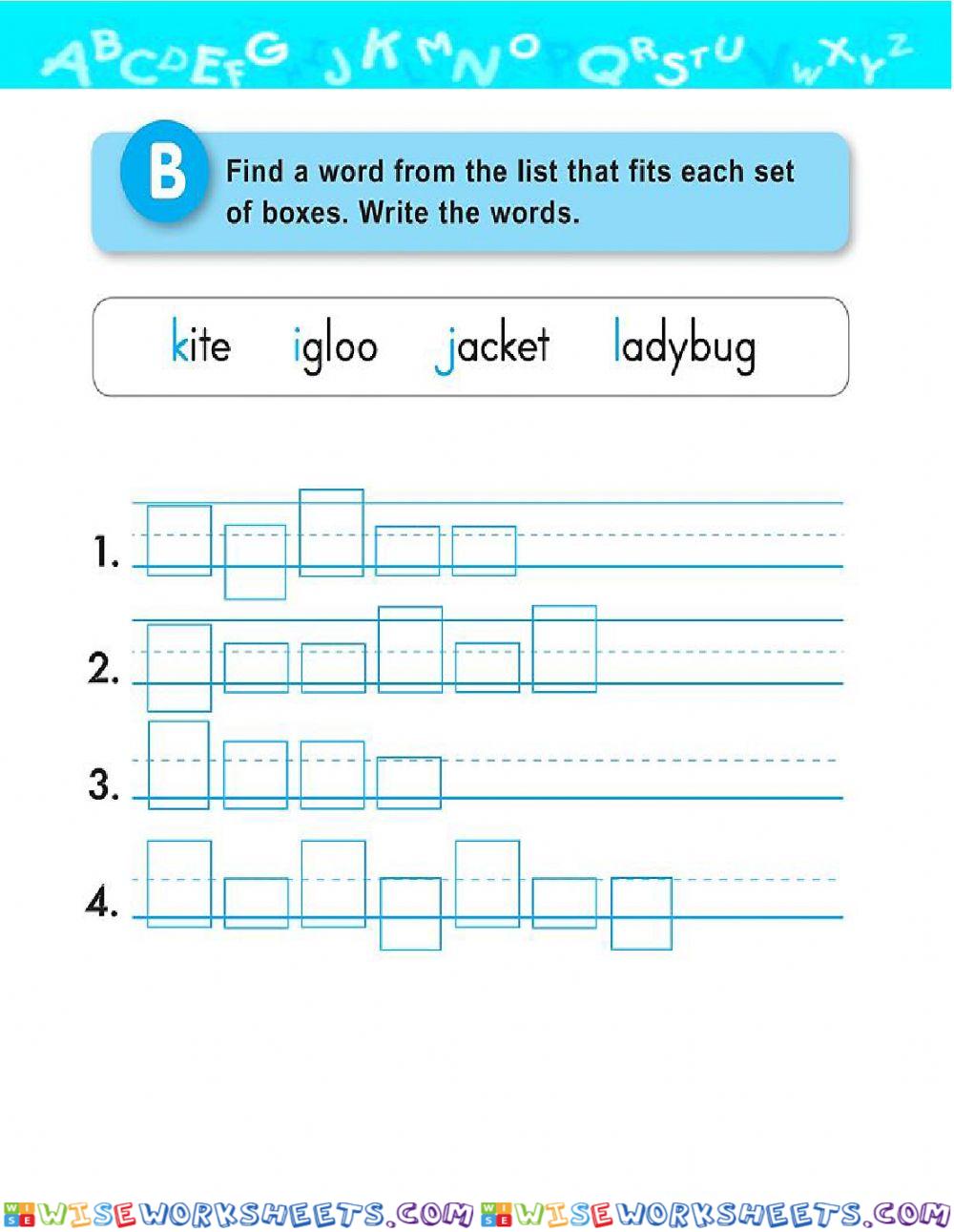 worksheet