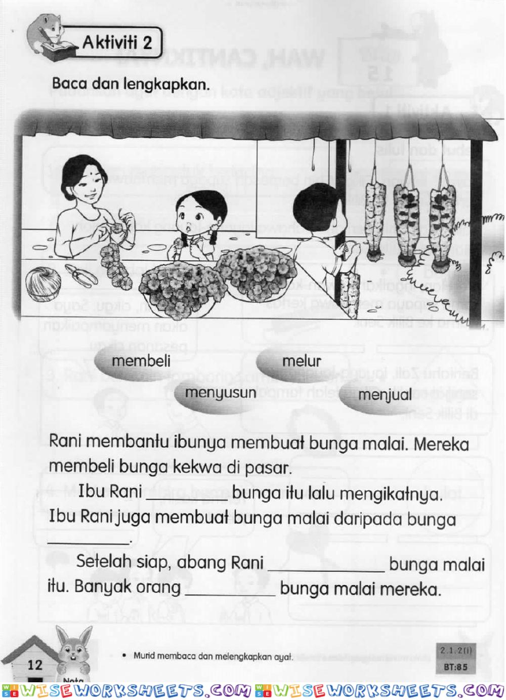 Buku Aktiviti Jilid 2 ms 12