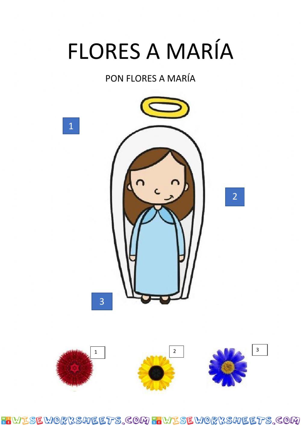 Flores a María