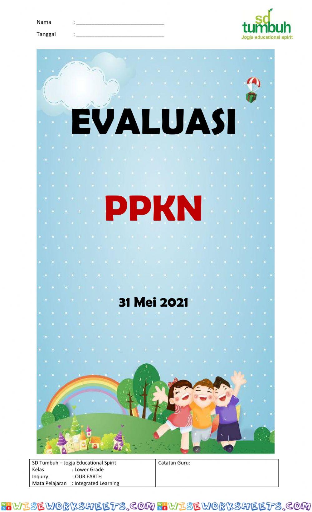 Evaluasi ppkn