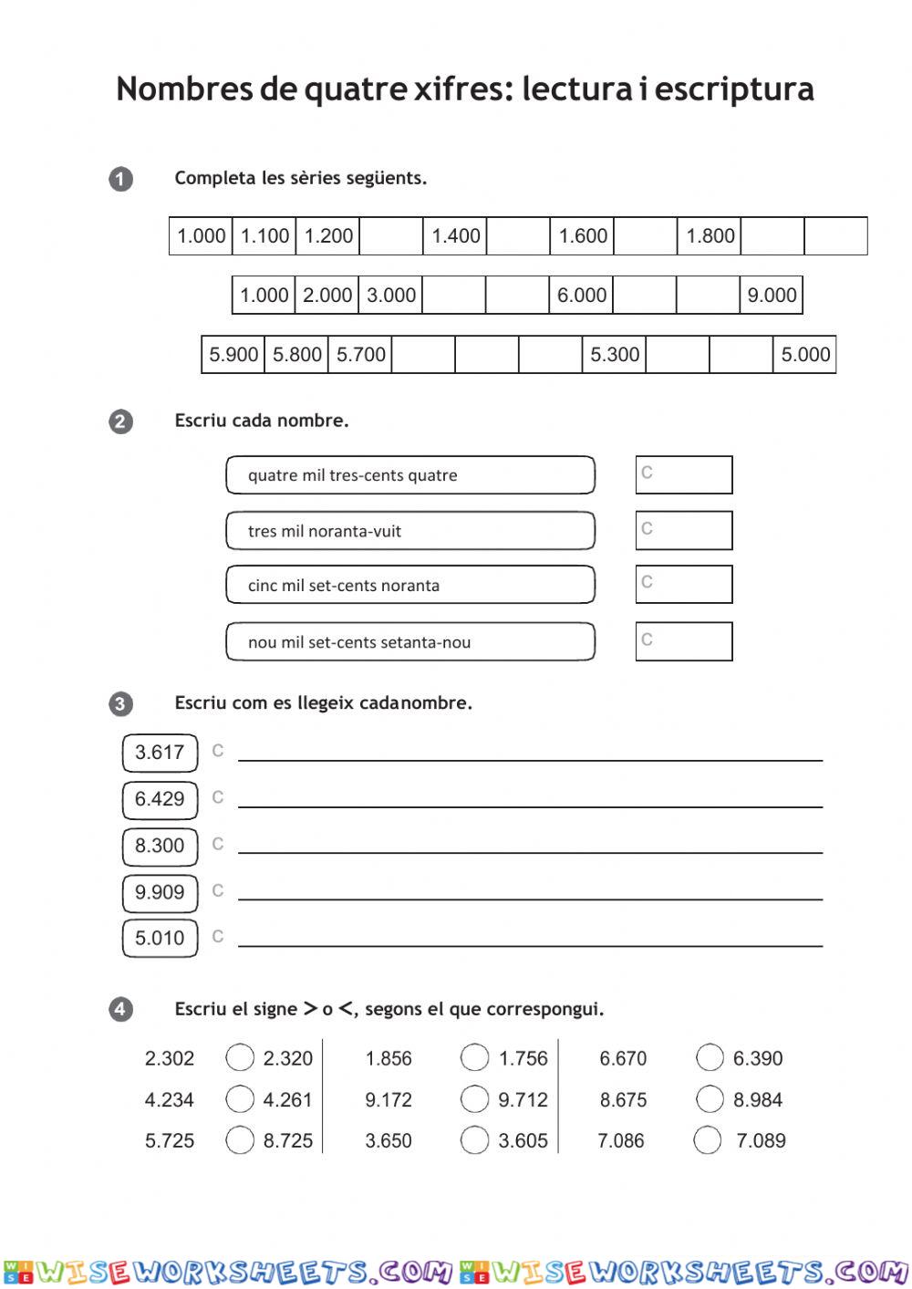 worksheet