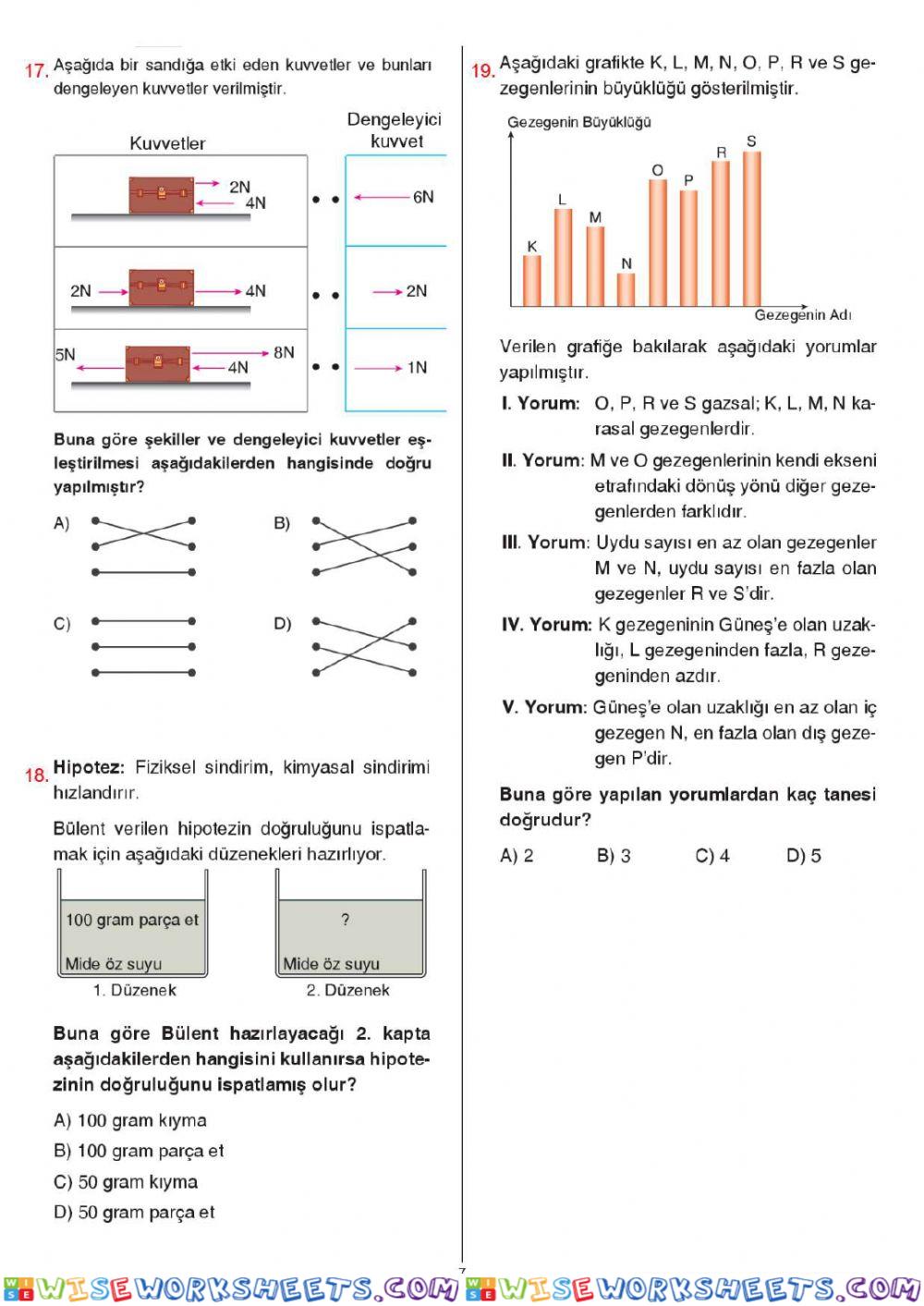 worksheet