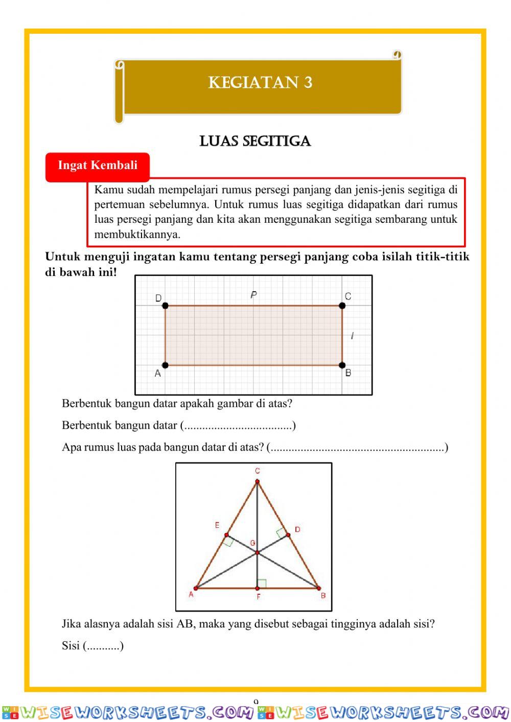 worksheet