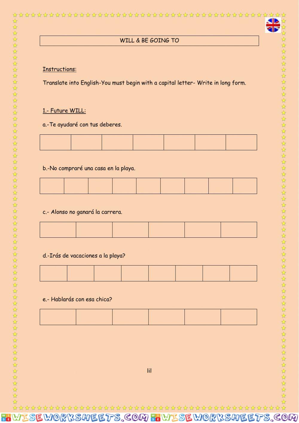 worksheet