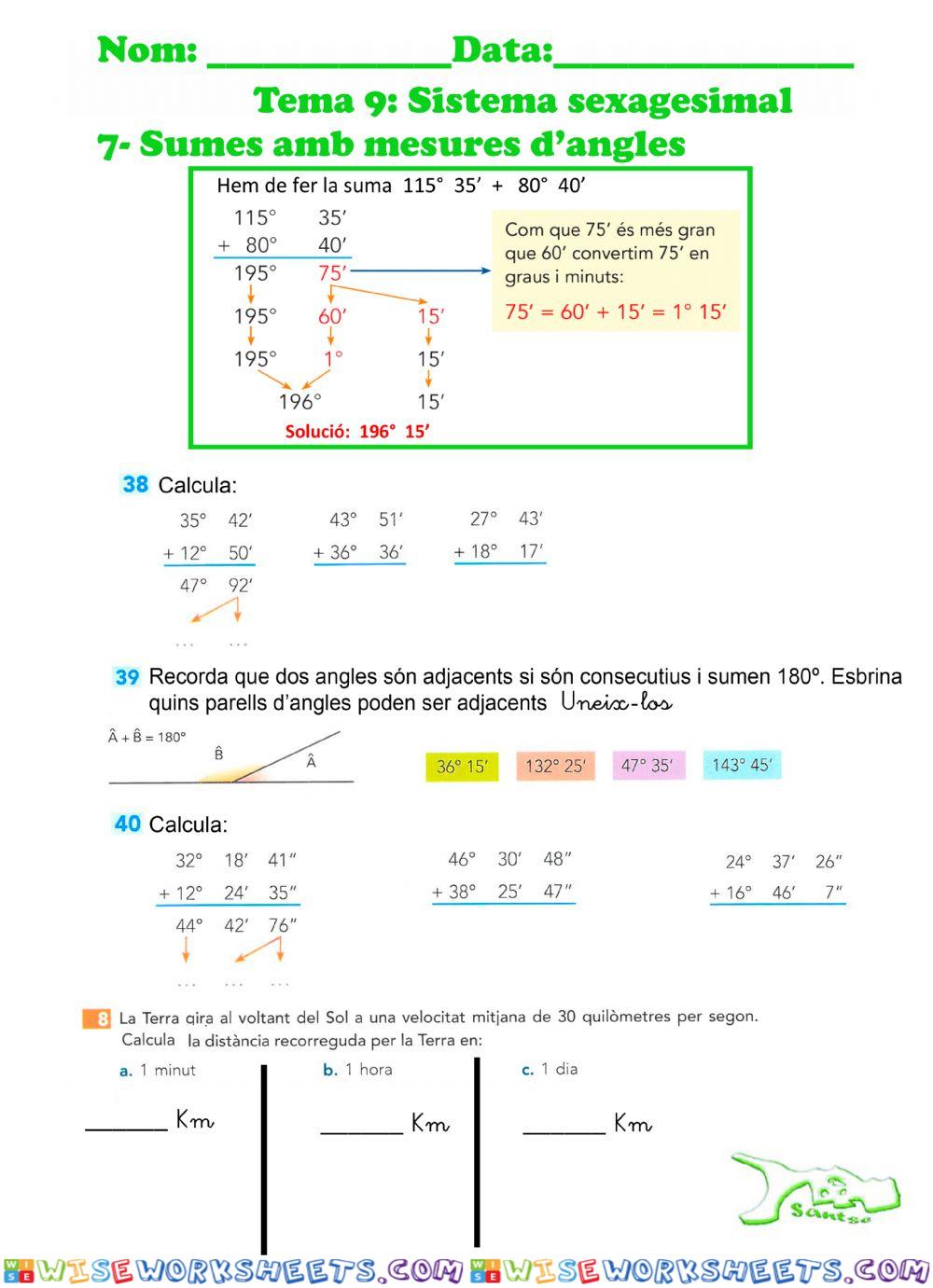 worksheet