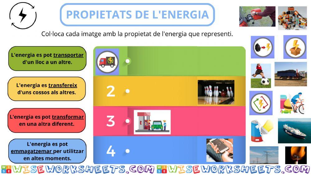 Propietats de l'energia