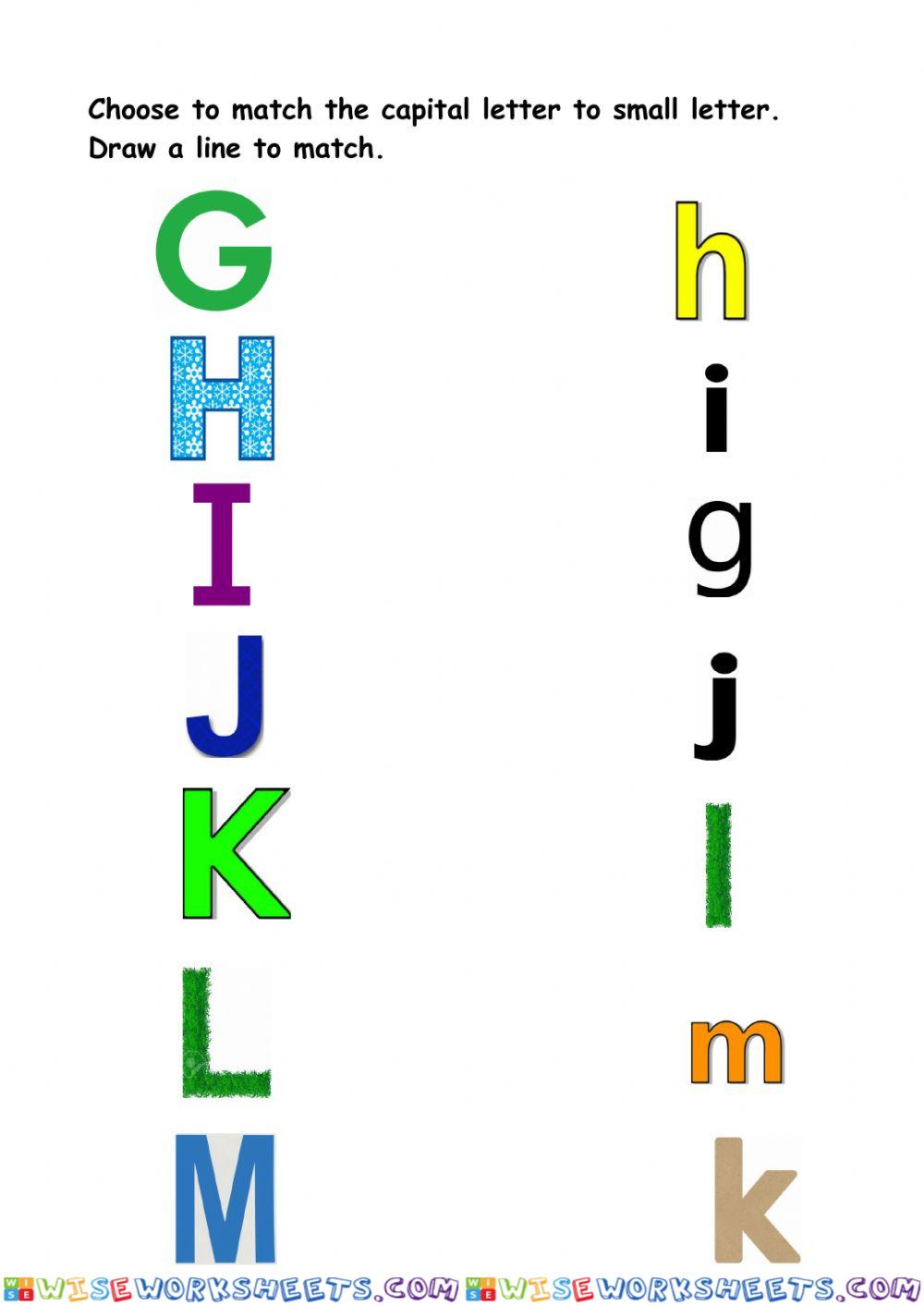 Phonics Letter G-M