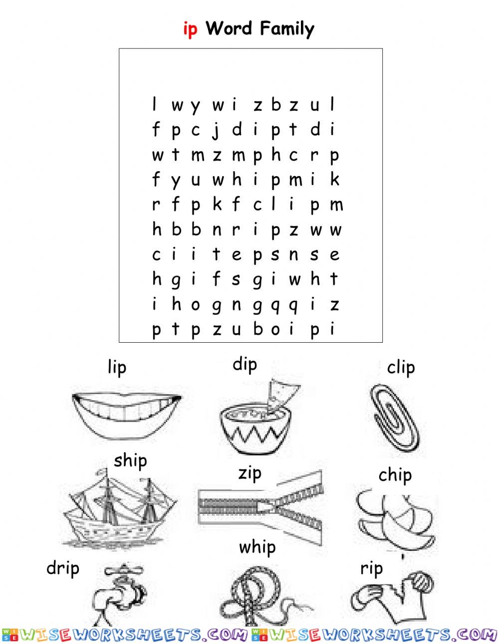 Ip Word Family