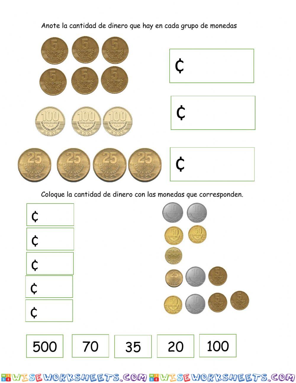 Monedas de Costa Rica