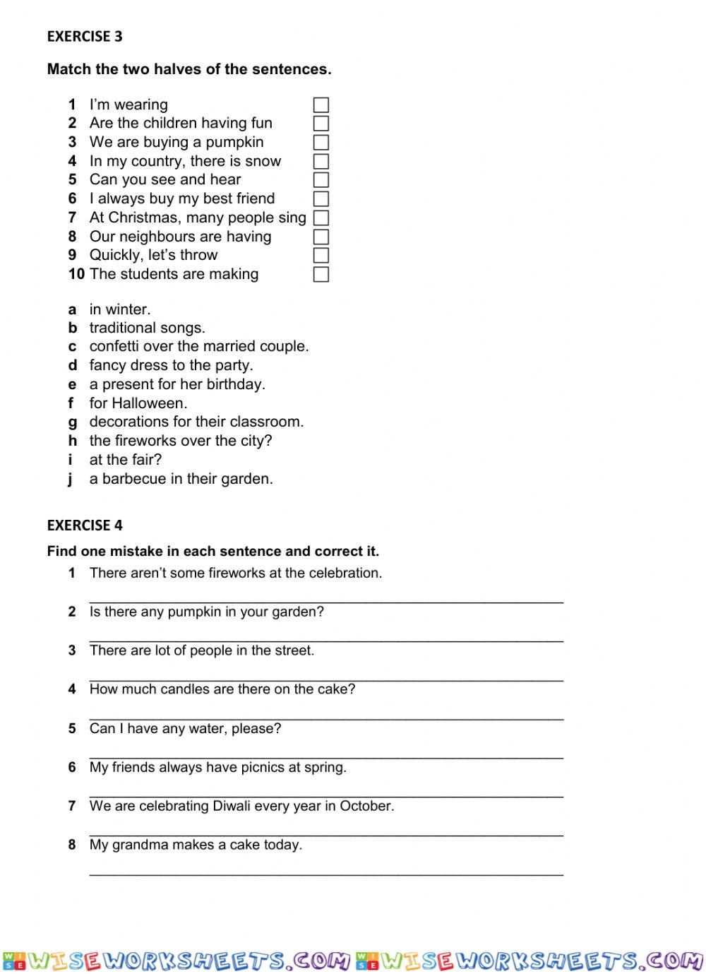 worksheet