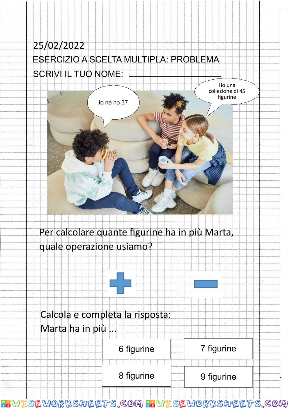 Problema di matematica