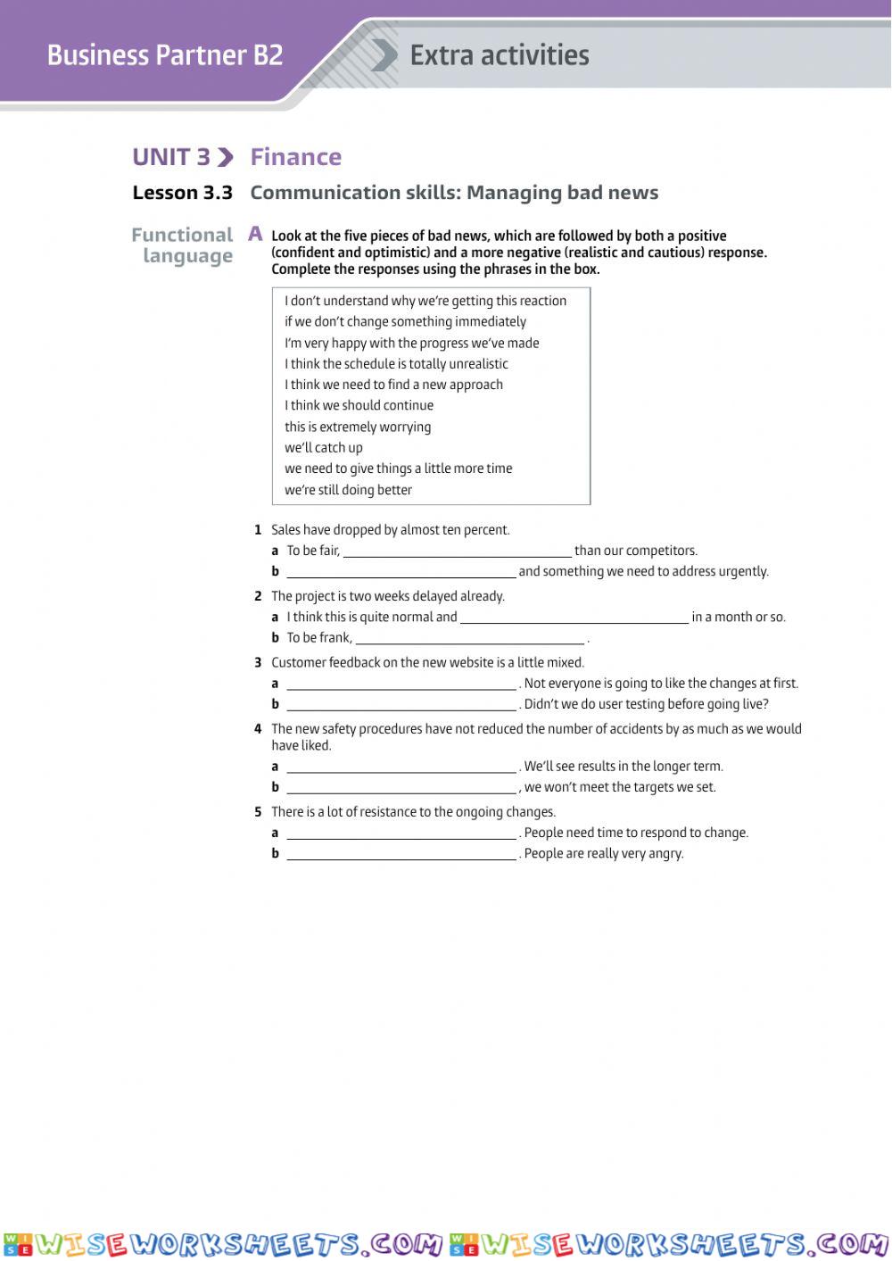 worksheet