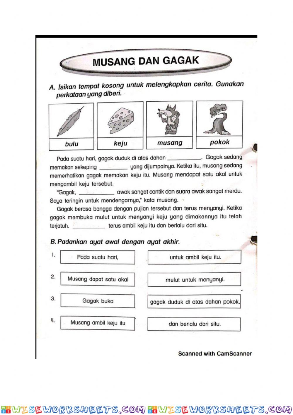 Gagak dan Musang