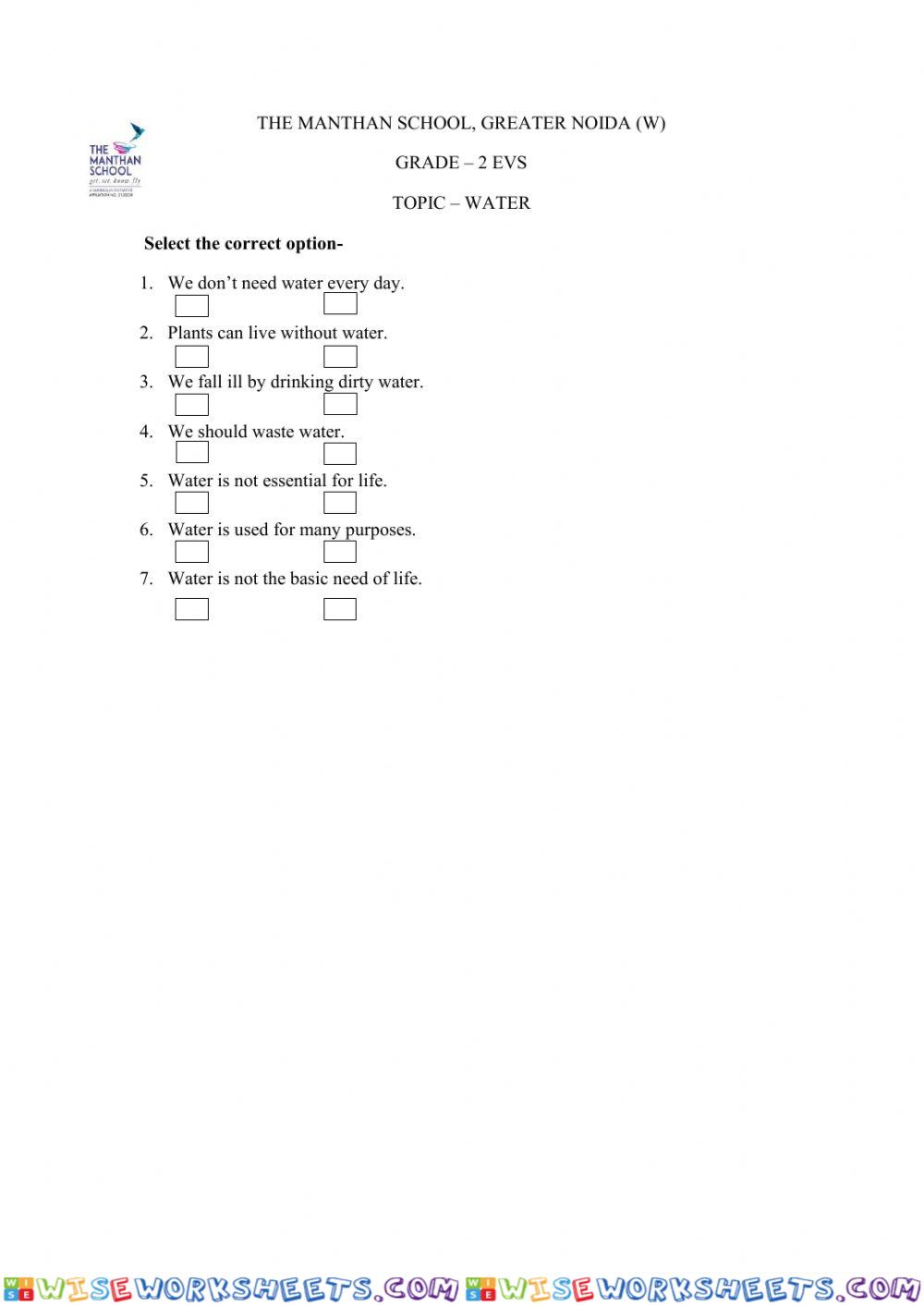 worksheet