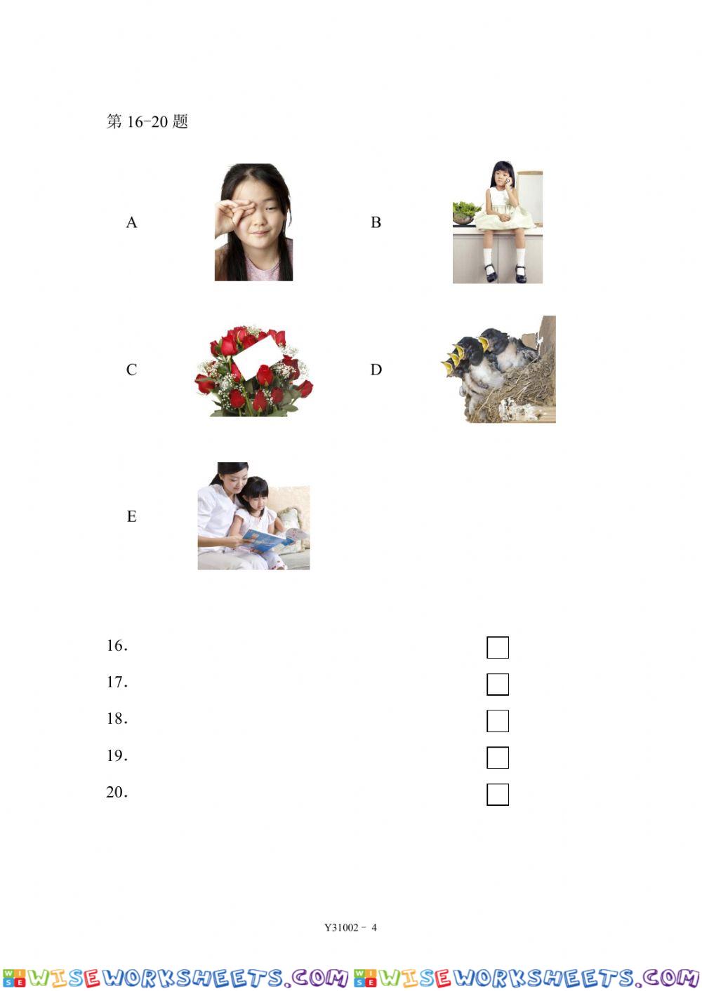 worksheet