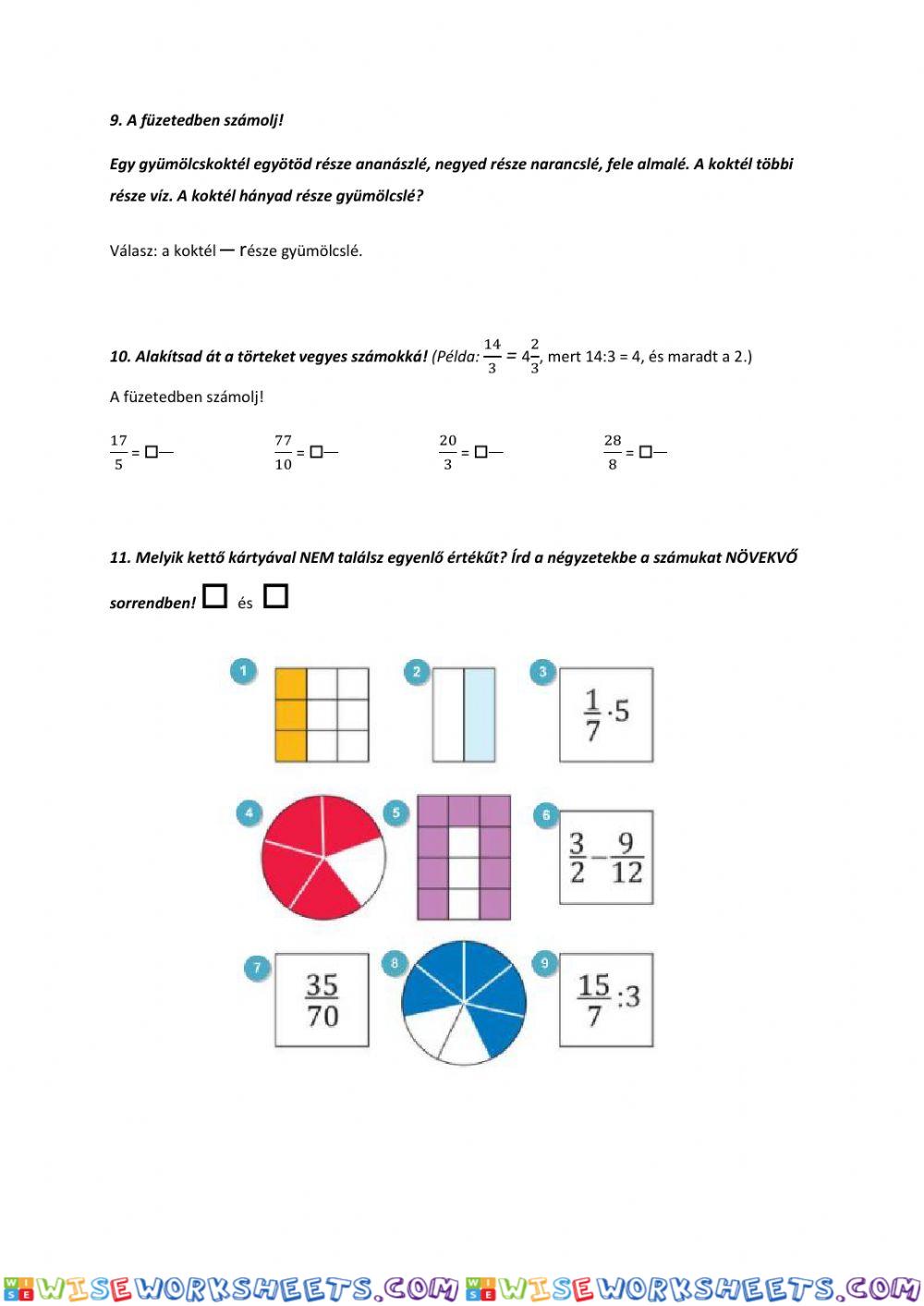 worksheet