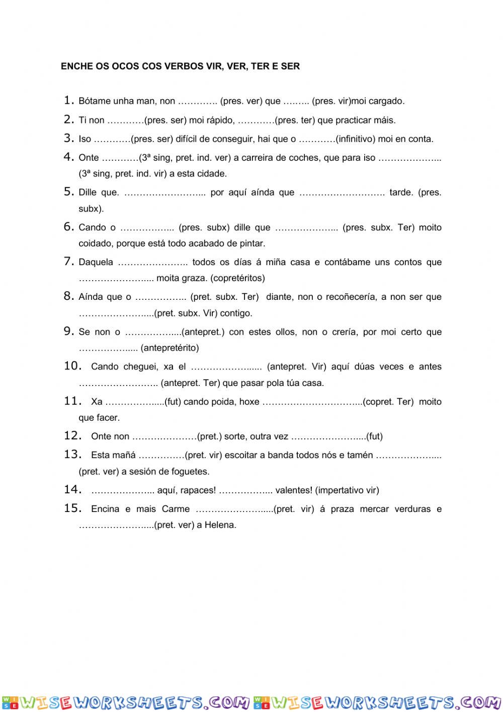 worksheet