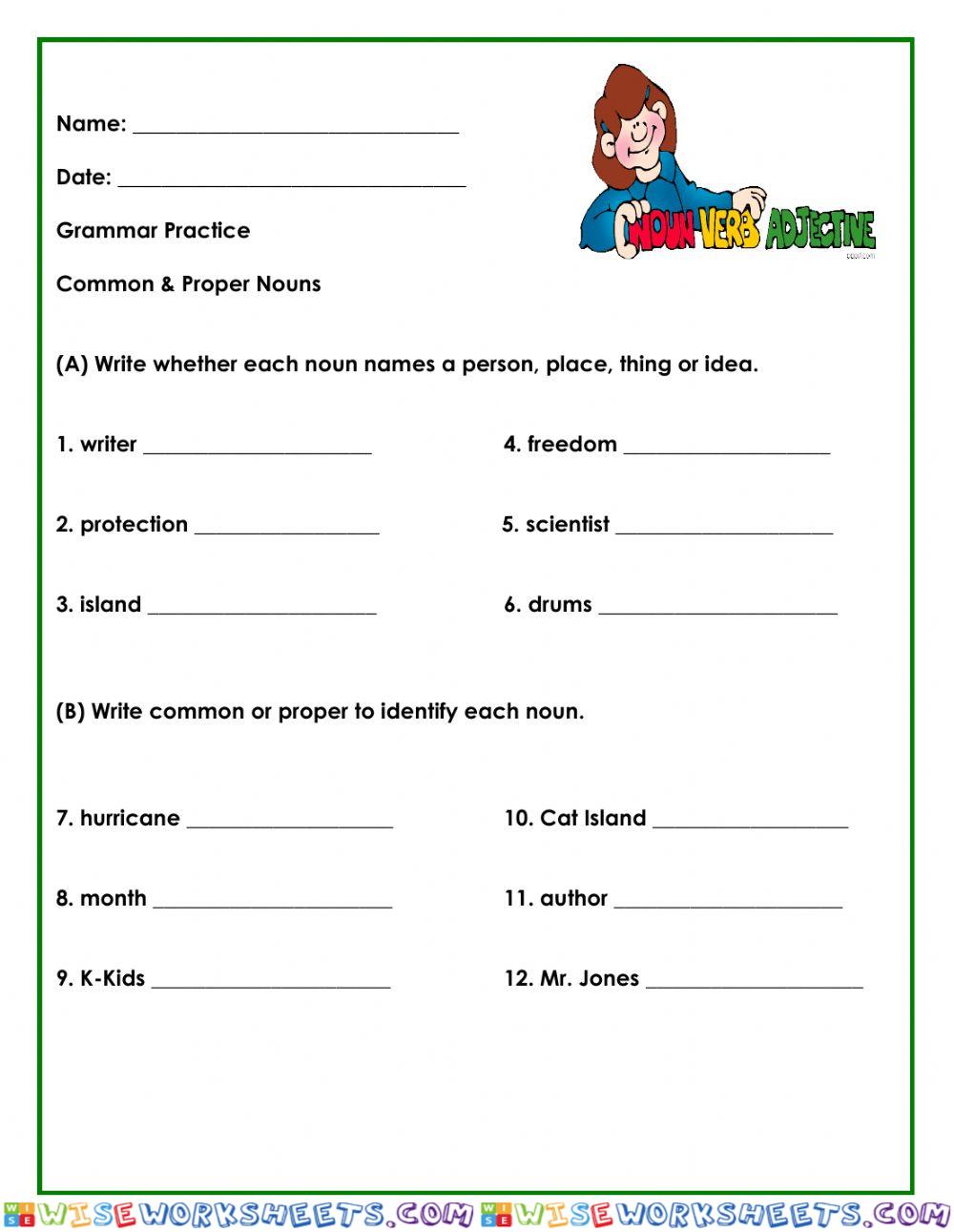 Common & Proper Nouns