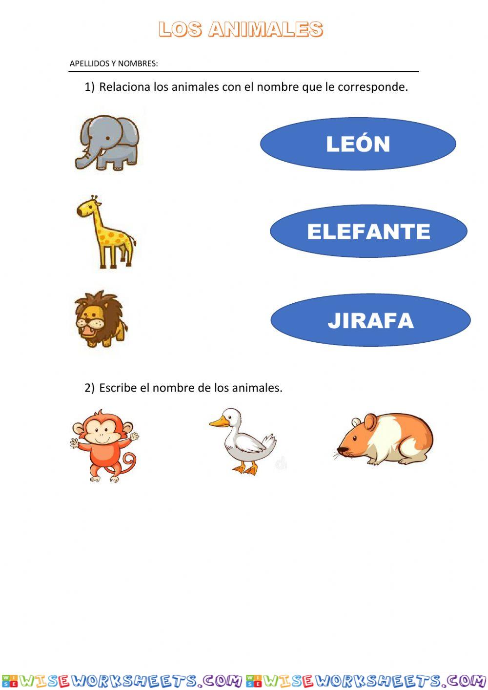 Los animales 3