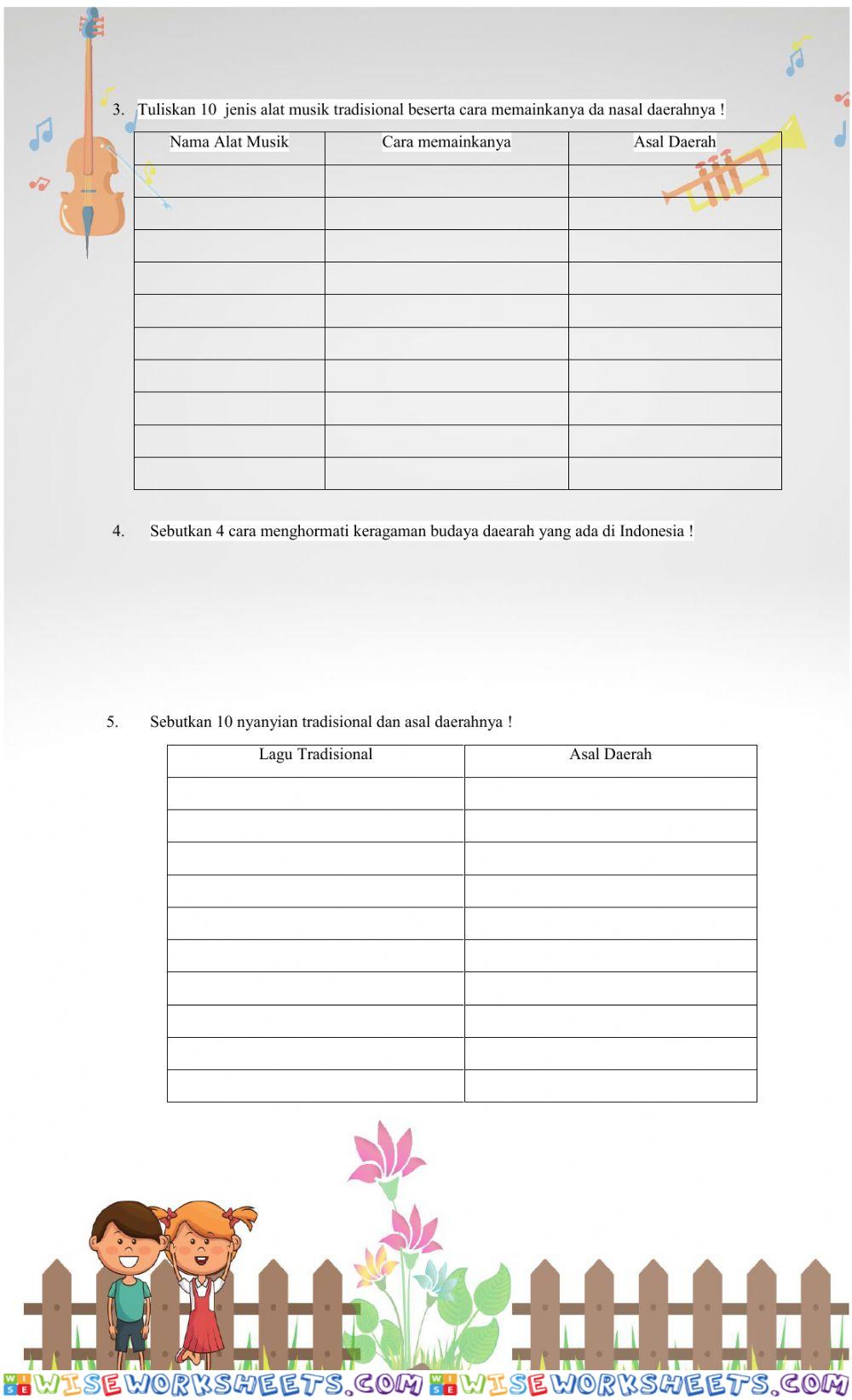 worksheet