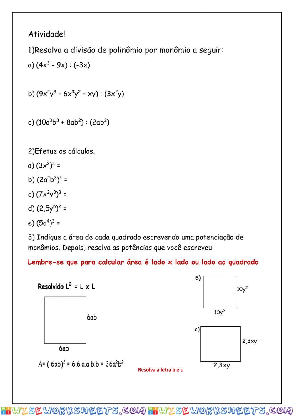 worksheet