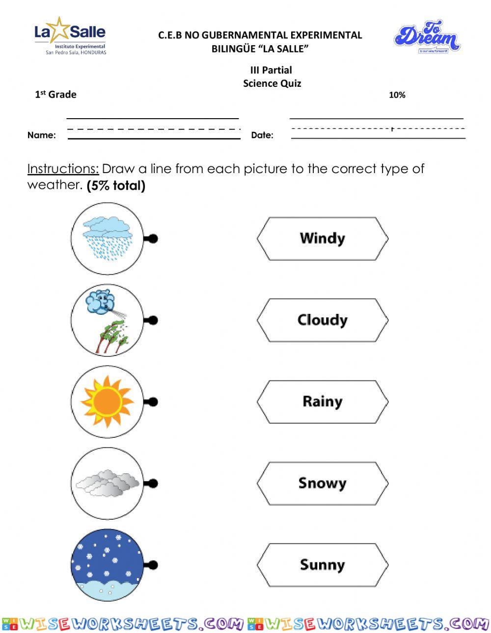 Science quiz III Partial