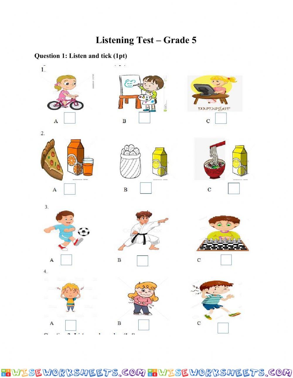 worksheet