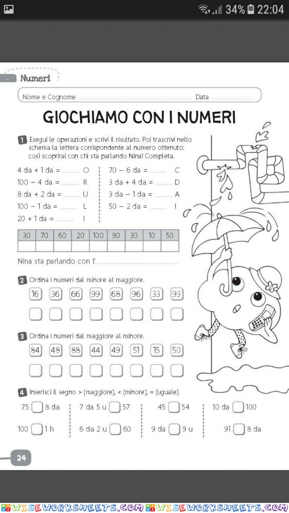 Giochiamo con i numeri