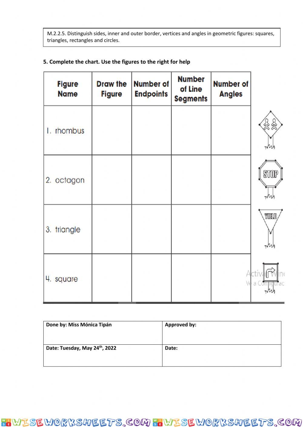worksheet