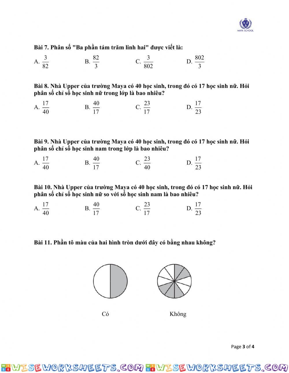 worksheet