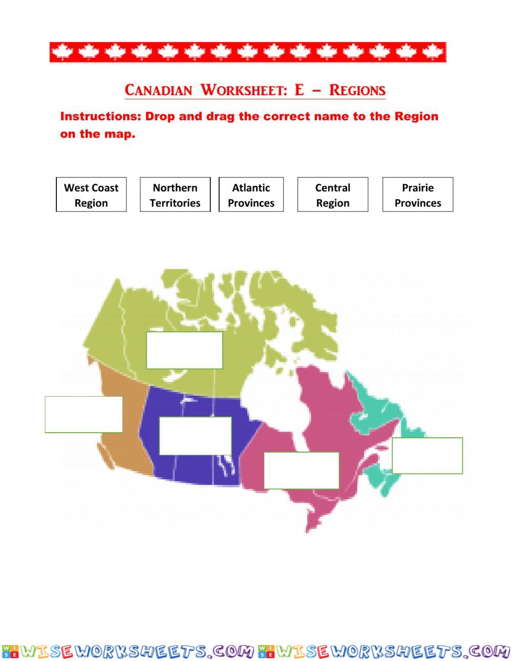 Canadian Regions