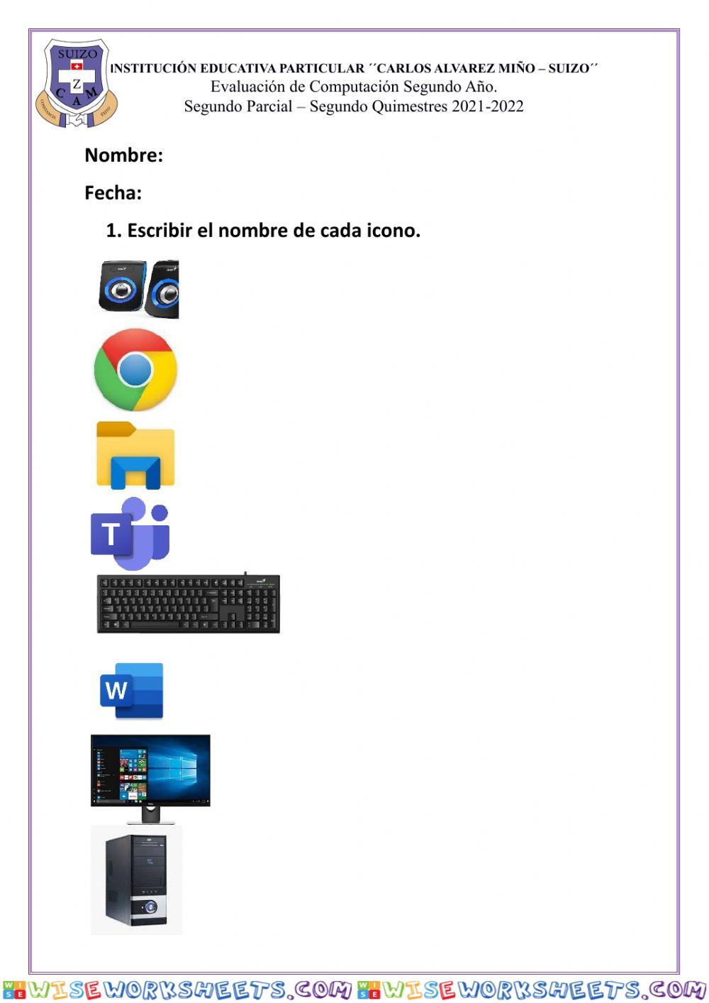 Partes del computador