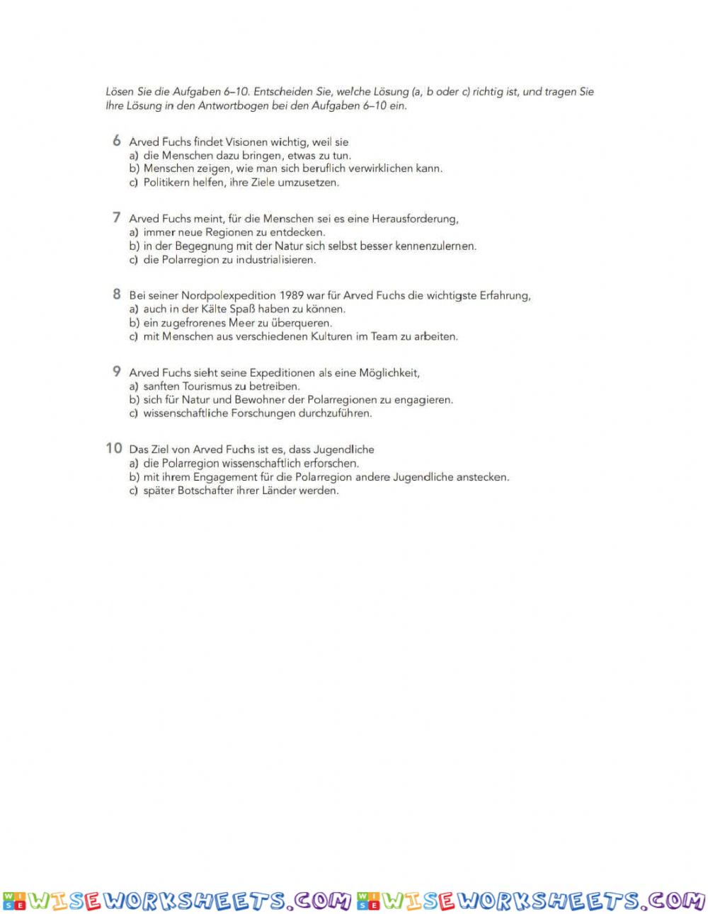worksheet
