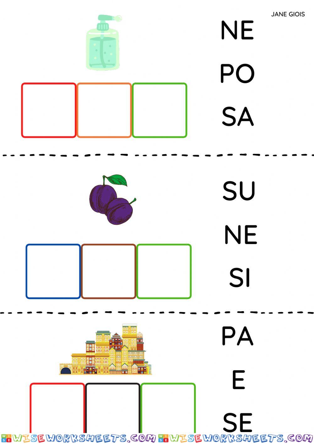 worksheet